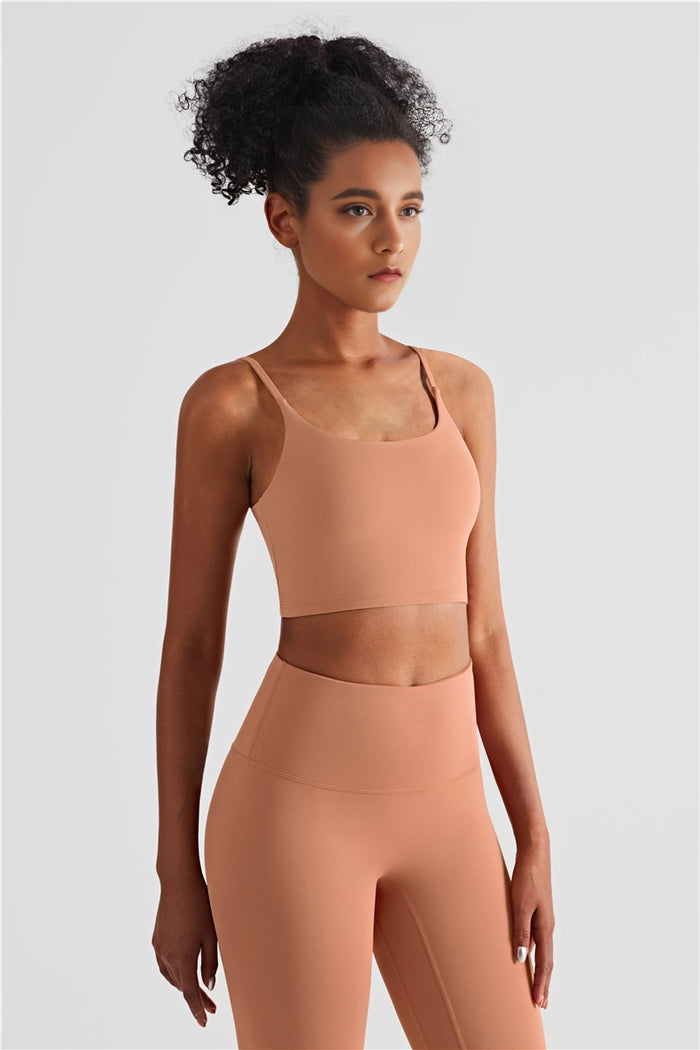Thin Belt Four-Way Support Sports Bra for Women