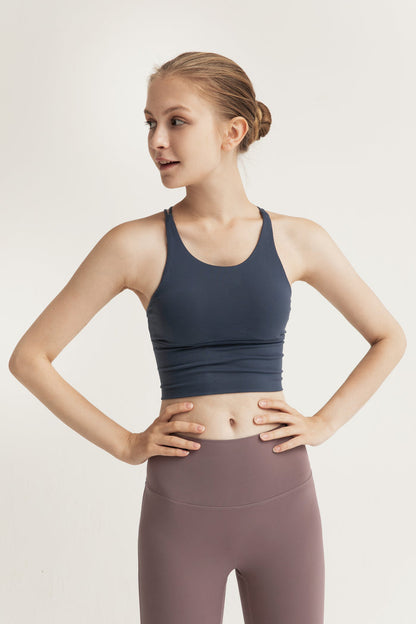 Thin Horizontal Strap Sports Bra for Women