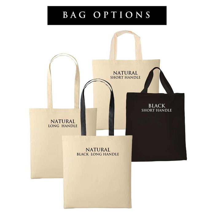 Tiffany Custom Tote Bag Name and Wedding Role - XOXOKristen