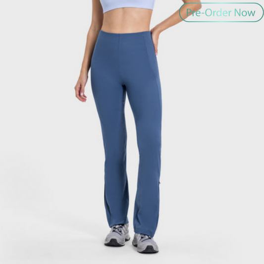 Tight Yoga Leggings with Slits for Women