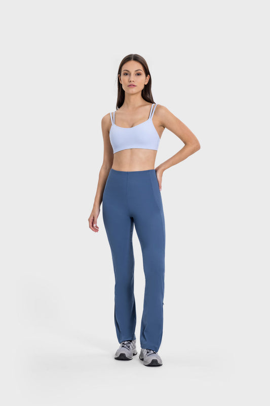 Tight Yoga Leggings with Slits for Women