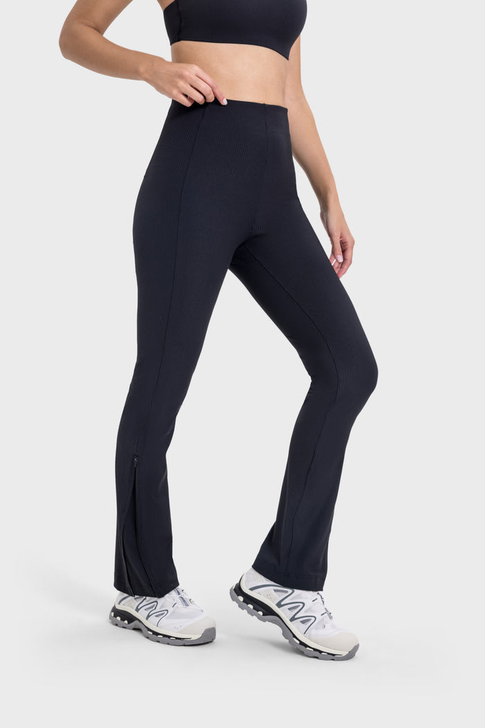Tight Yoga Leggings with Slits for Women