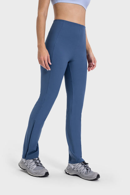 Tight Yoga Leggings with Slits for Women