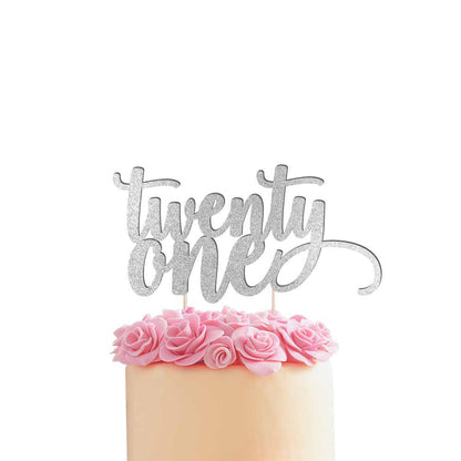 Twenty One Cake Topper - XOXOKristen