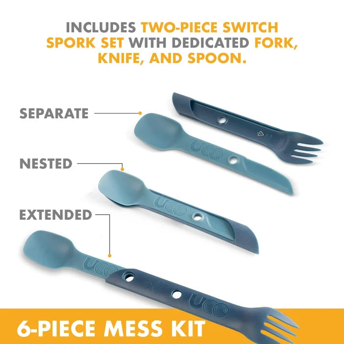 UCO (Unplug Connect Outdoors) 6 Piece Mess Kit