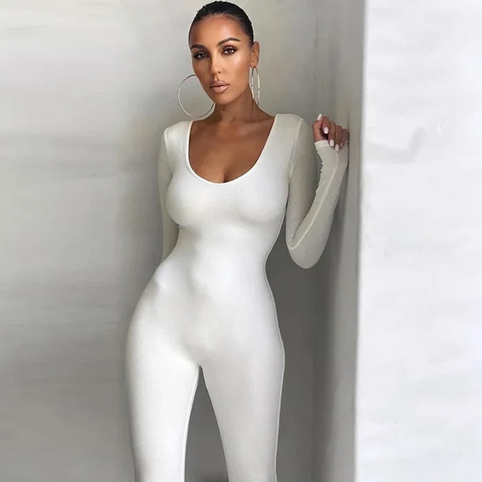 Woman's Full Body Activewear Jumpsuit