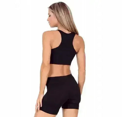Women's Seamless Racerback Crop Top
