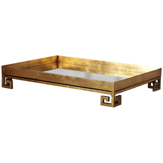 Worlds Away Julian Tray Gold