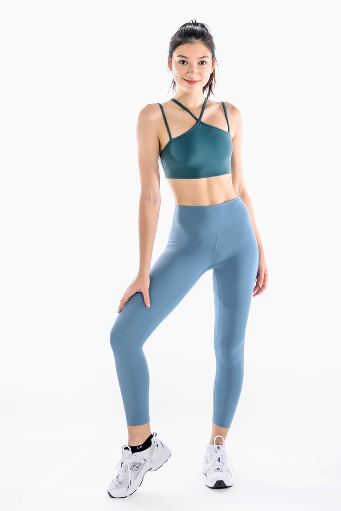 Y Strappy Yoga Sports Bra for Women – Medium Support