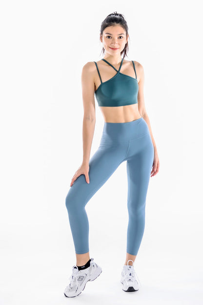 Y Strappy Yoga Sports Bra for Women – Medium Support