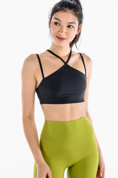 Y Strappy Yoga Sports Bra for Women – Medium Support