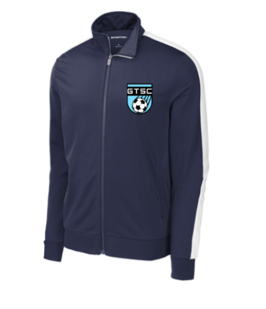 YJST94-Sport-Tek ® Tricot Sleeve Stripe Track Jacket-YOUTH-GTSC