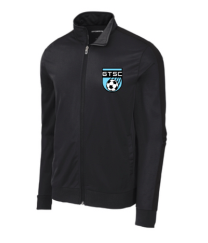 YJST94-Sport-Tek ® Tricot Sleeve Stripe Track Jacket-YOUTH-GTSC