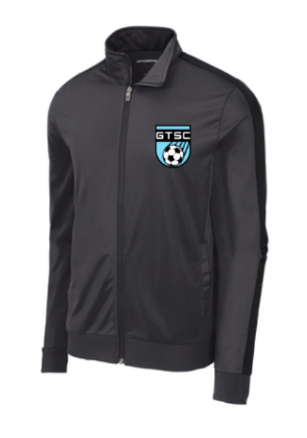 YJST94-Sport-Tek ® Tricot Sleeve Stripe Track Jacket-YOUTH-GTSC