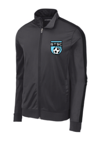 YJST94-Sport-Tek ® Tricot Sleeve Stripe Track Jacket-YOUTH-GTSC