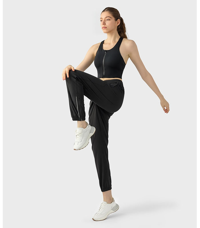 Zipper Sports Bra for Women